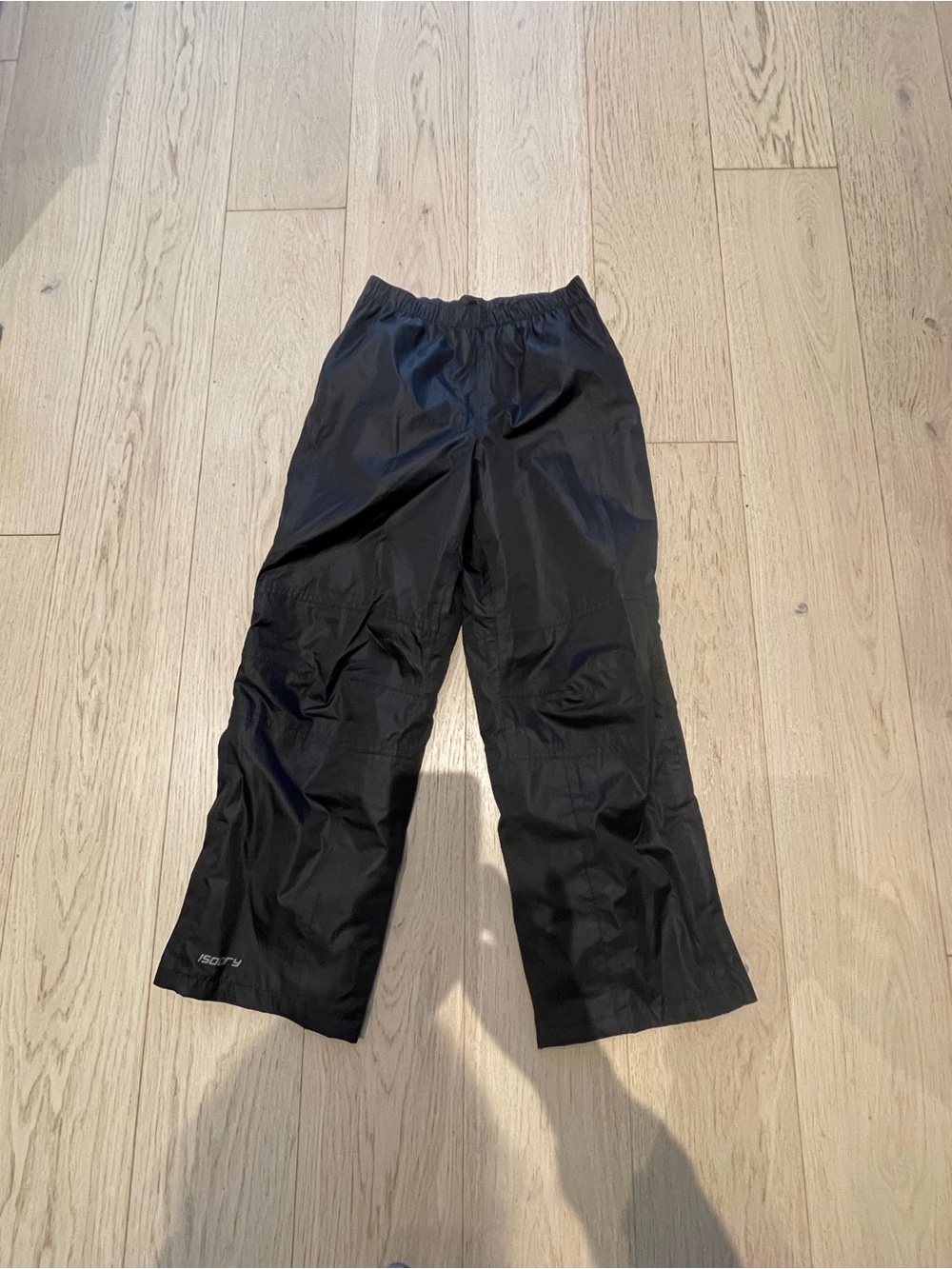 Kids Black Waterproof Rain Pants - Unbranded